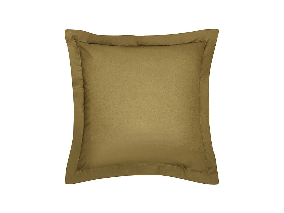 Taie d'oreiller en coton bio "Organic" - Bronze - 63 x 63 cm