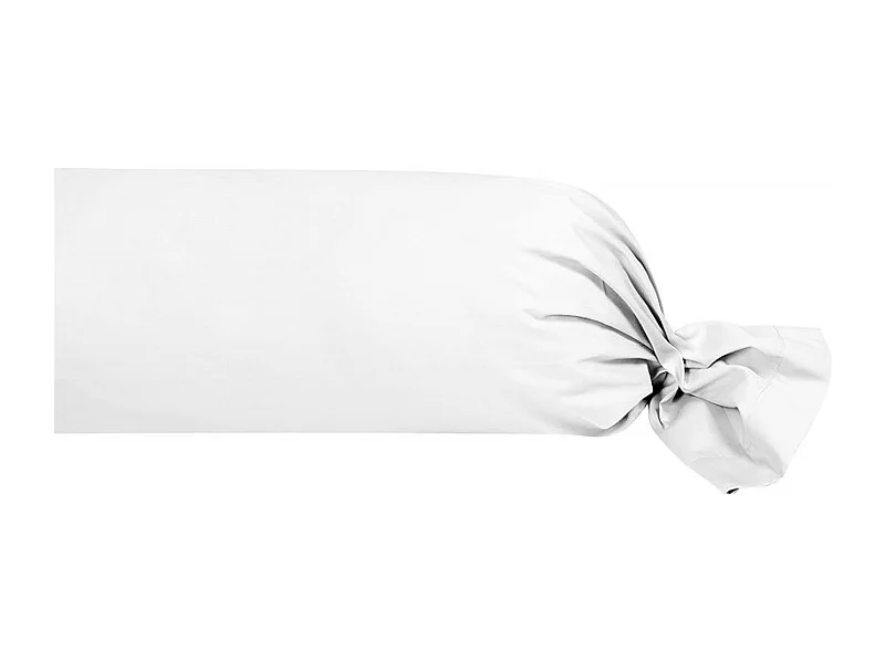 Taie de traversin en satin de coton - Concerto - 43 x 190 cm - Pure blanc