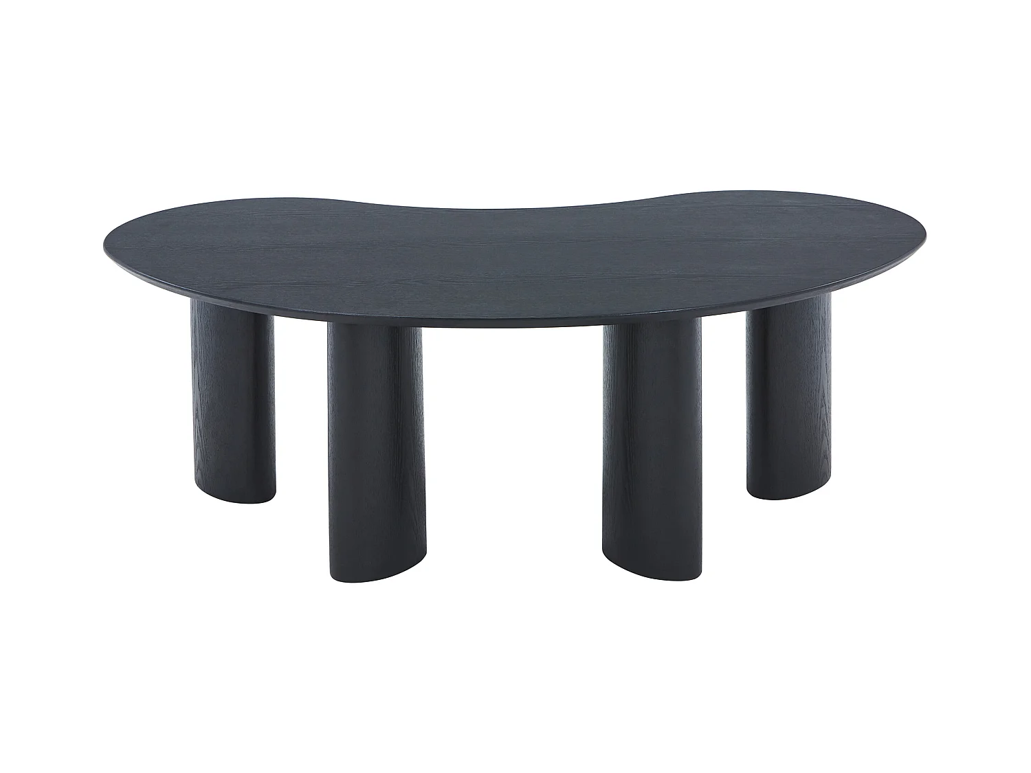 Soffbord i askfanér - Svart - CALYNOR