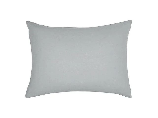 Taie d'oreiller - Gris acier - l 50 x L 70 cm