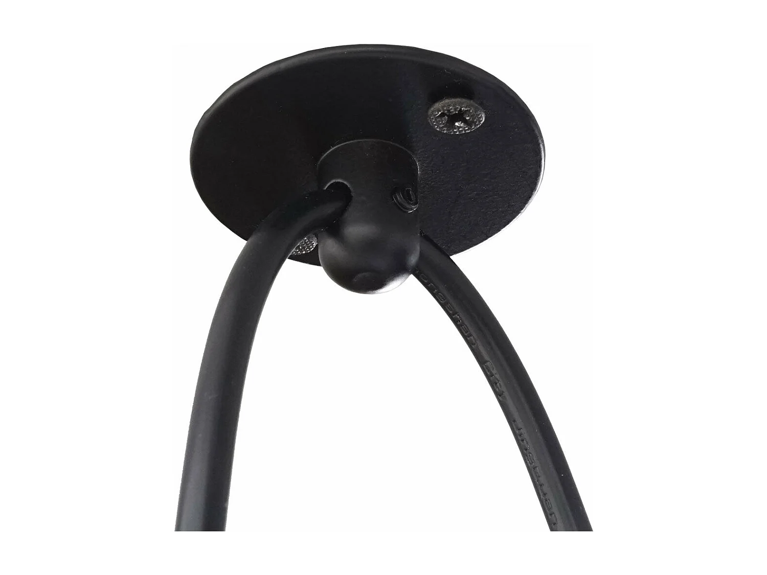 Suspension lampe suspendue lustre hauteur réglable en métal style industriel noir 7x abat-jour cage 04_0004043