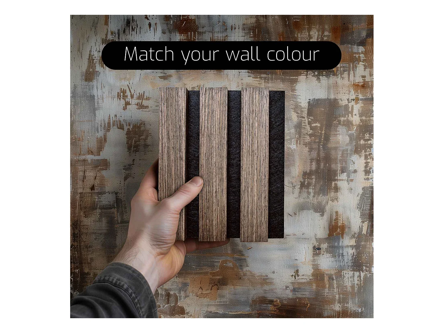 Kit de amostras de cores para painéis absorventes