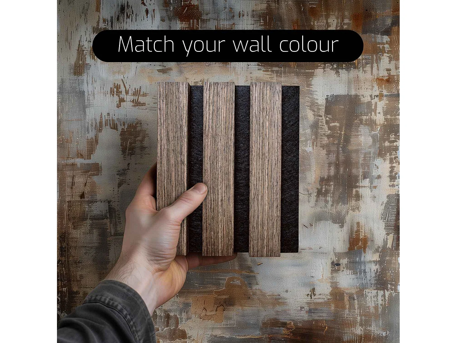 Kit de amostras de cores para painéis absorventes