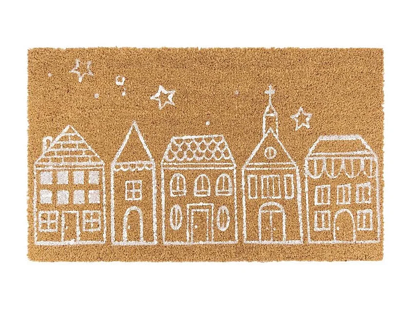 Paillasson fabriqué en fibre de coco naturelle, résistant et écologique