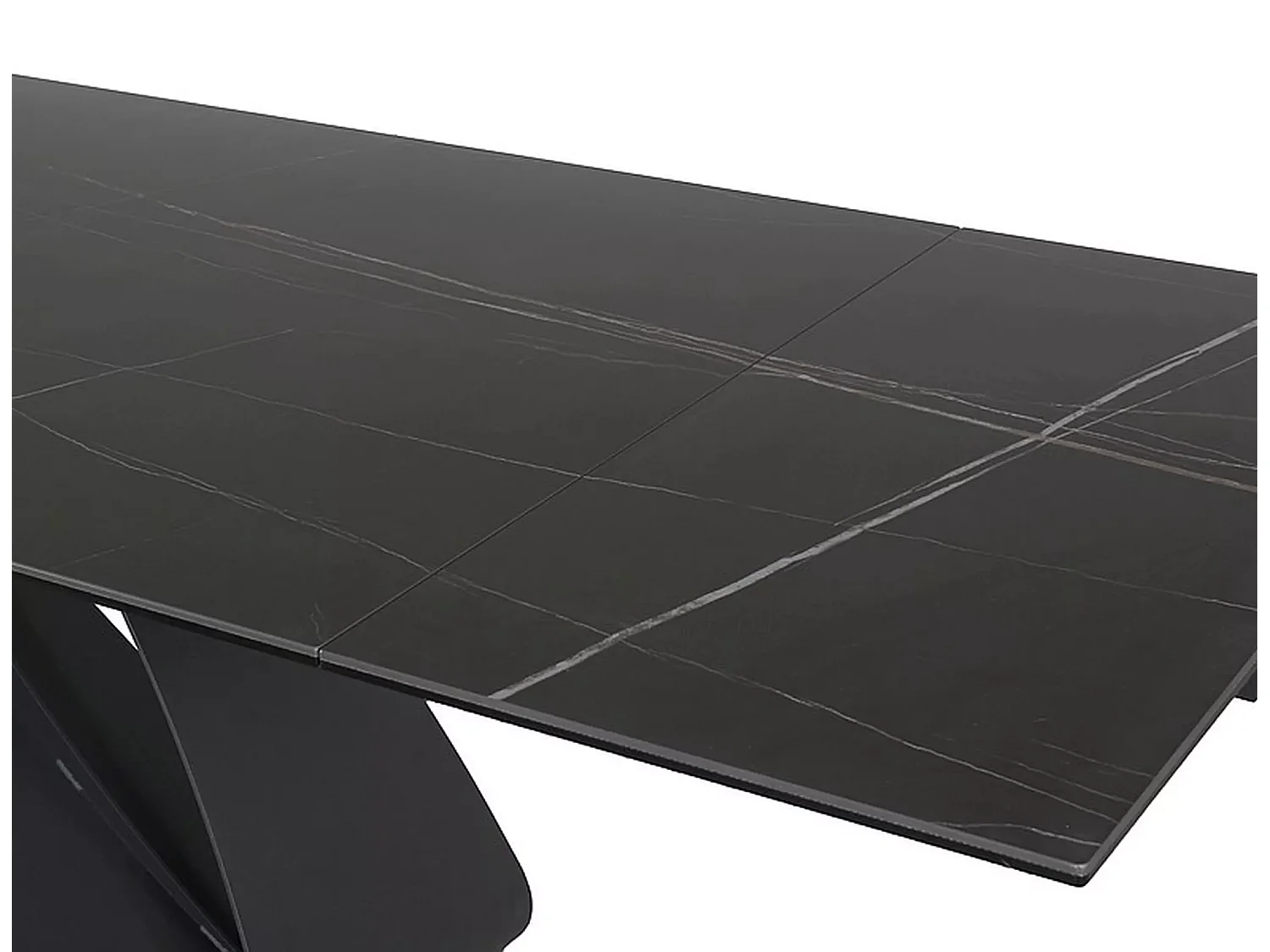 Table à manger  Diuna Sahhara  (90x160-240)/Céramique/Noir