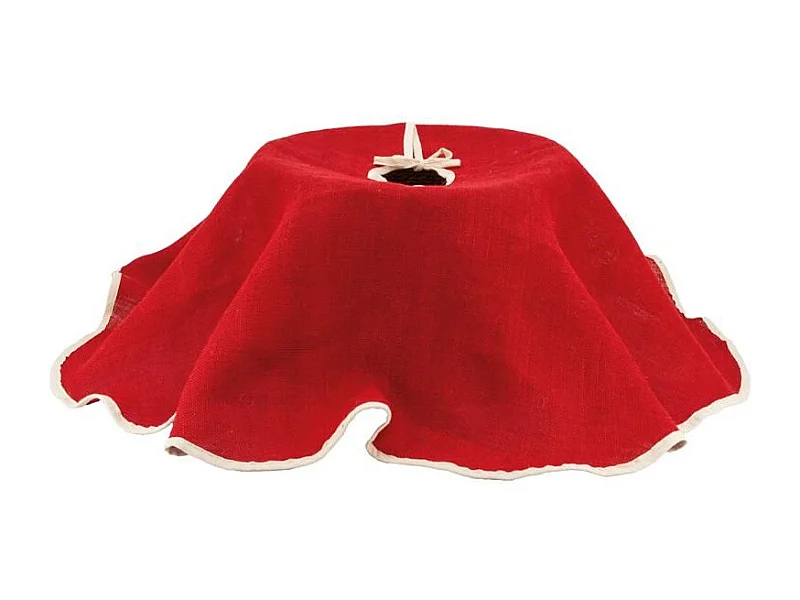 Cache-pied de sapin en tissu