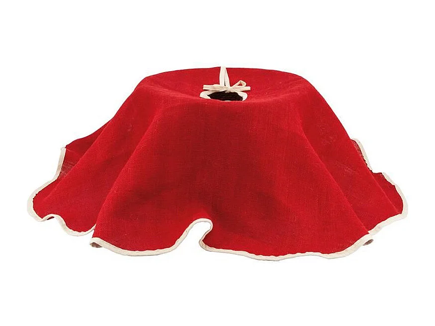 Cache-pied de sapin en tissu