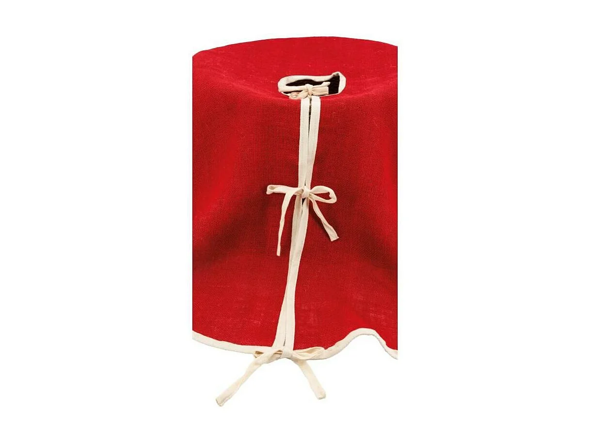 Cache-pied de sapin en tissu