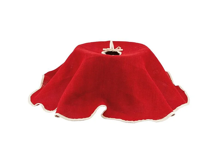 Cache-pied de sapin en tissu