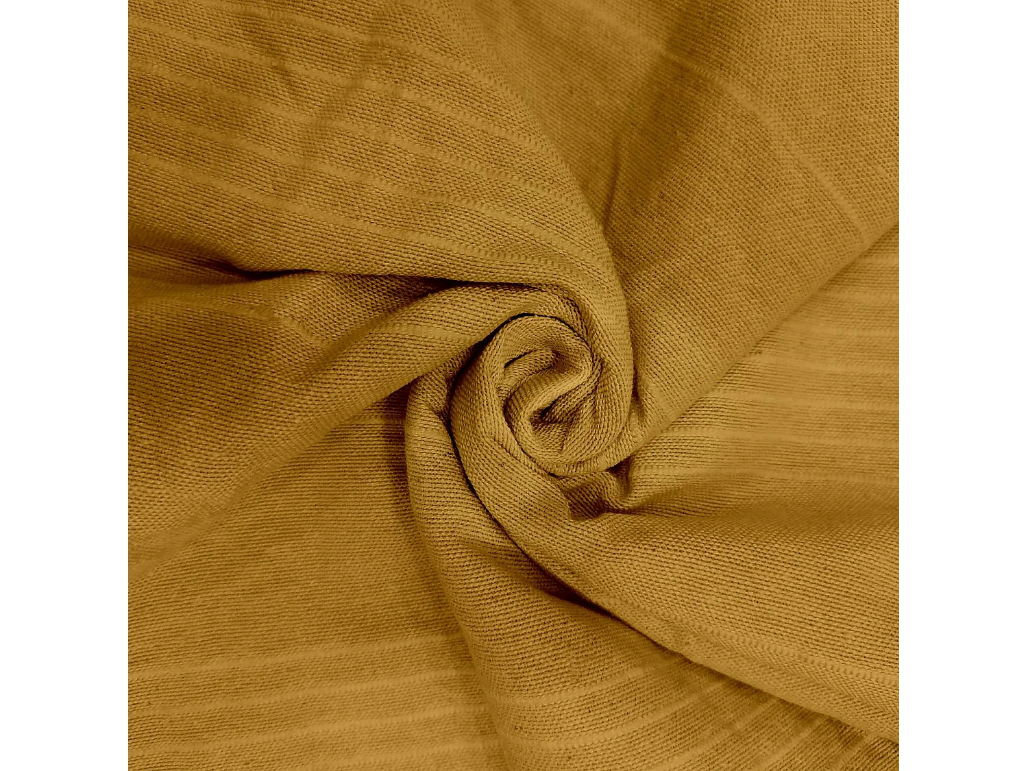 Plaid 140X200 cm ADELE moutarde, par Soleil d'ocre