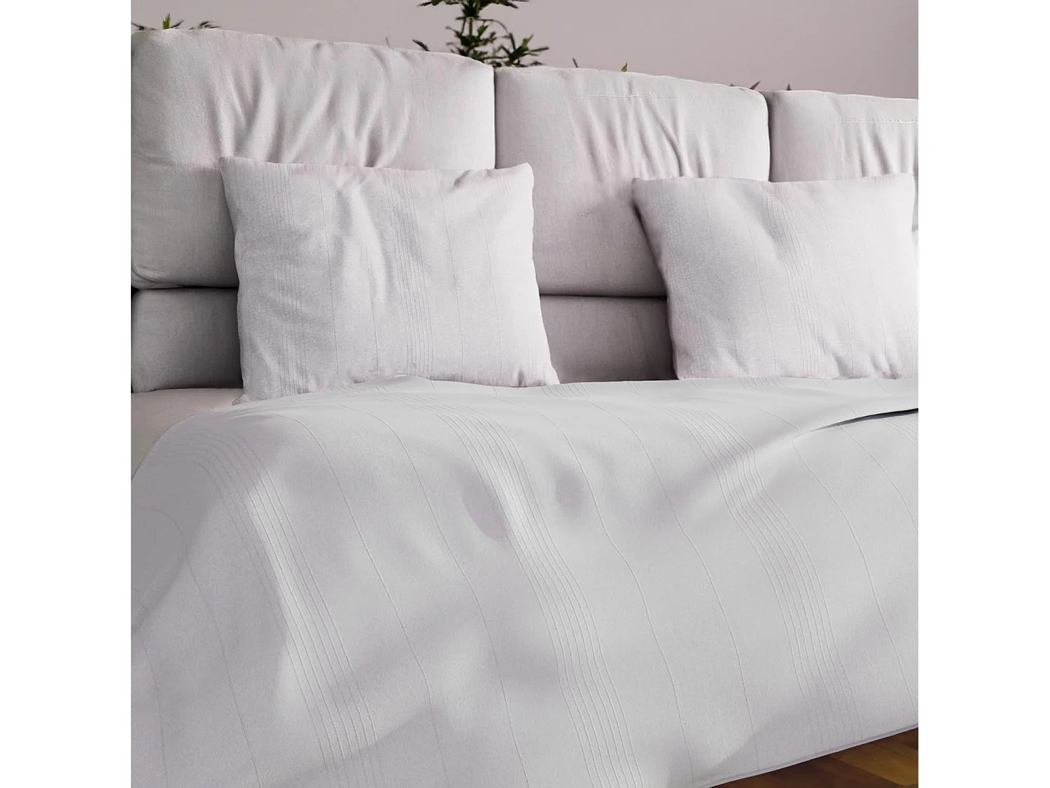 Plaid 140X200 cm ADELE blanc, par Soleil d'ocre