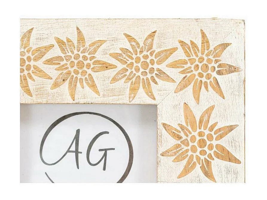 Cadre photo en manguier Edelweiss Pour photo 10 x 10