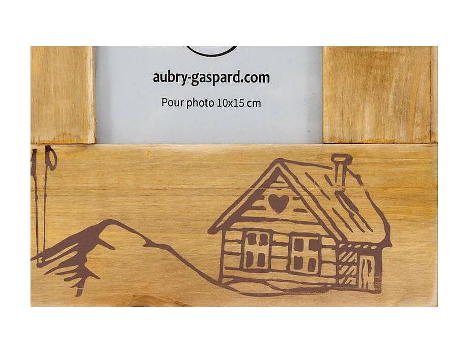 Cadre photo en pin La vie de Chalet Pour photo 10 x 15