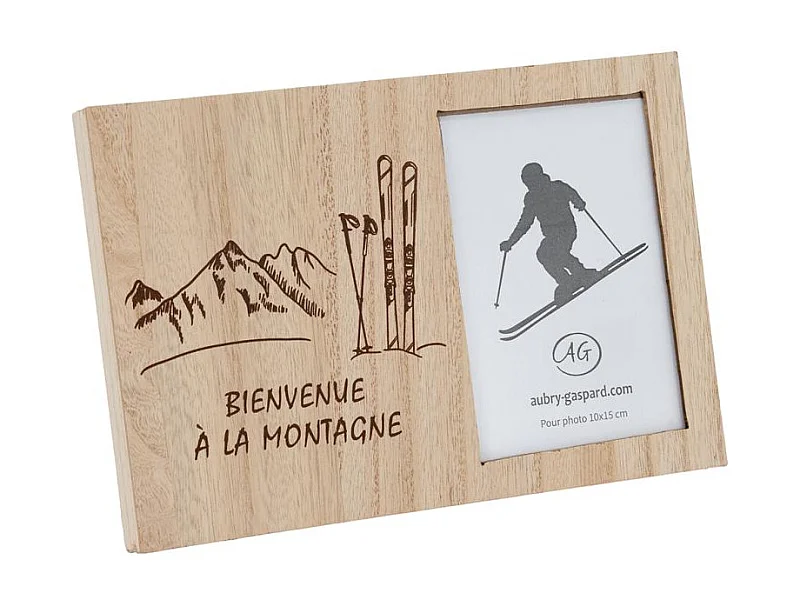 Cadre photo Bienvenue à la montagne