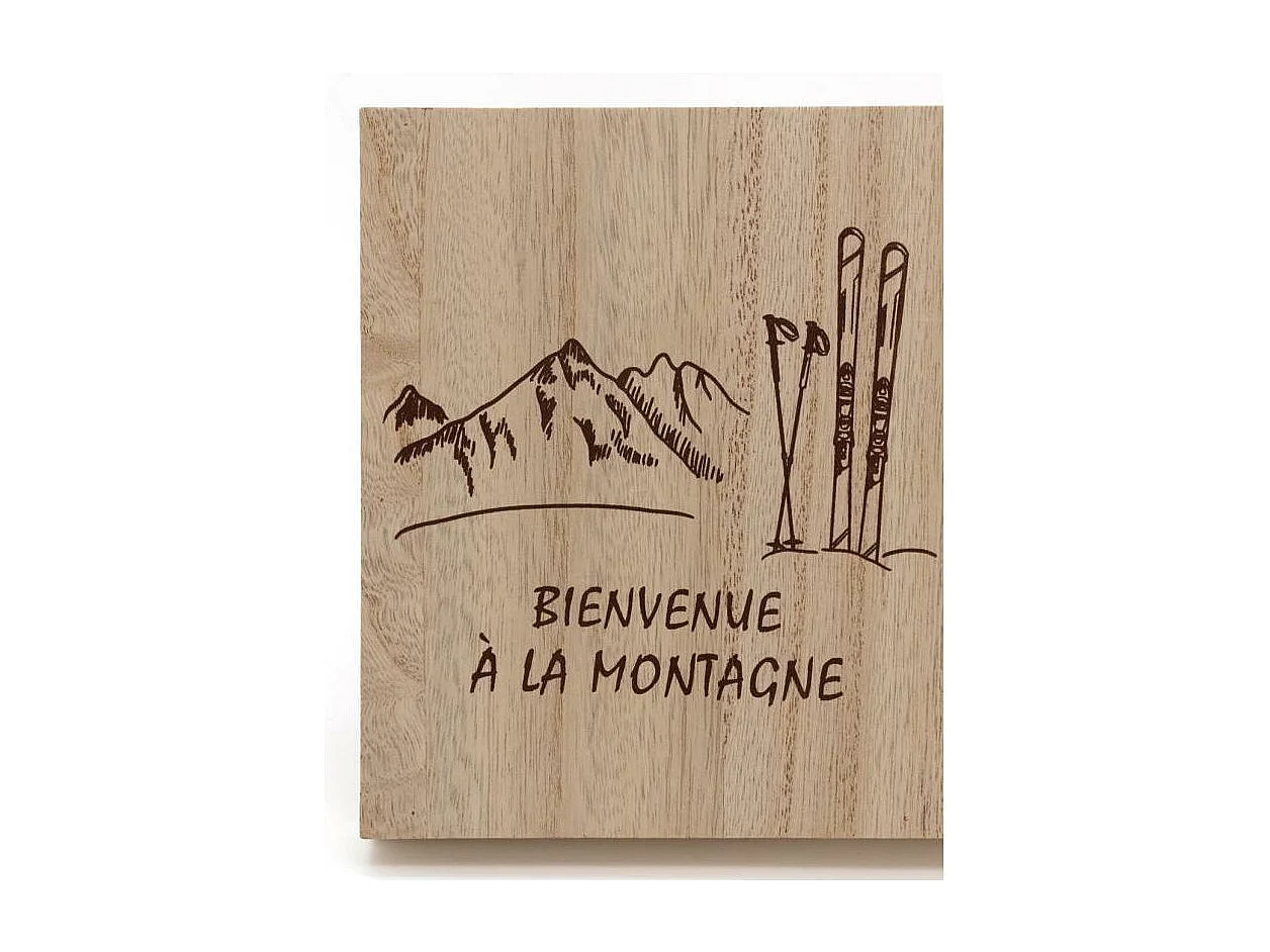 Cadre photo Bienvenue à la montagne