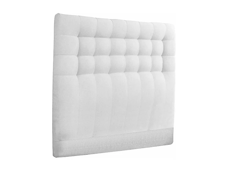 IMPERIALE - Tête de lit Capitonnée 160x122 Tissu qualité supérieure Gris