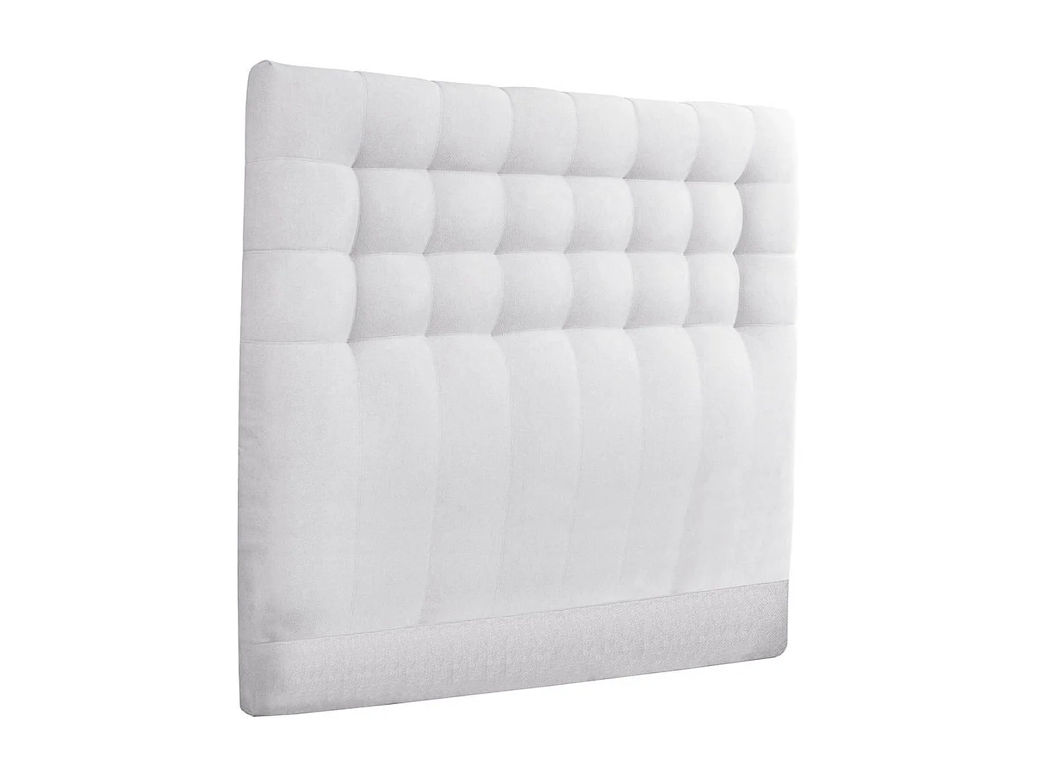 IMPERIALE - Tête de lit Capitonnée 90x105 Tissu qualité supérieure Gris