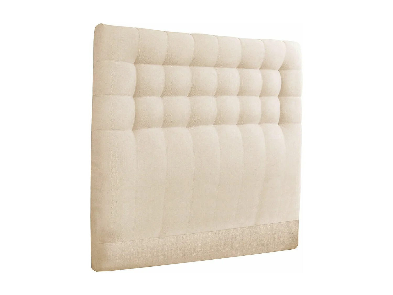 IMPERIALE - Tête de lit Capitonnée 90x105 Tissu qualité supérieure Beige