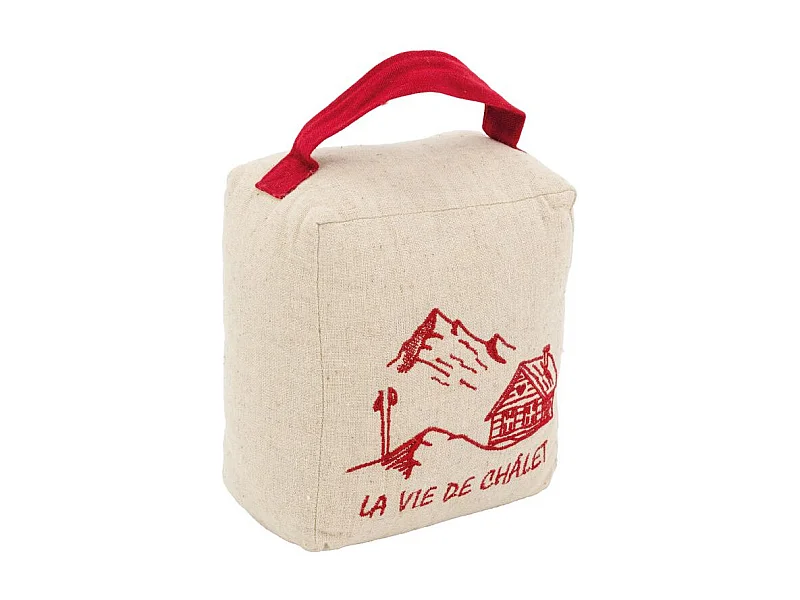 Cale-porte en coton La Vie Chalet