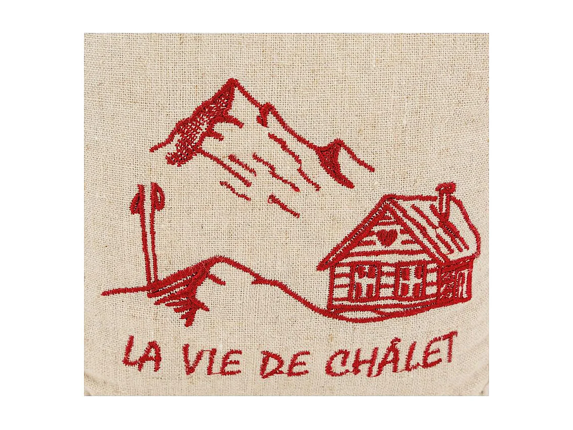 Cale-porte en coton La Vie Chalet
