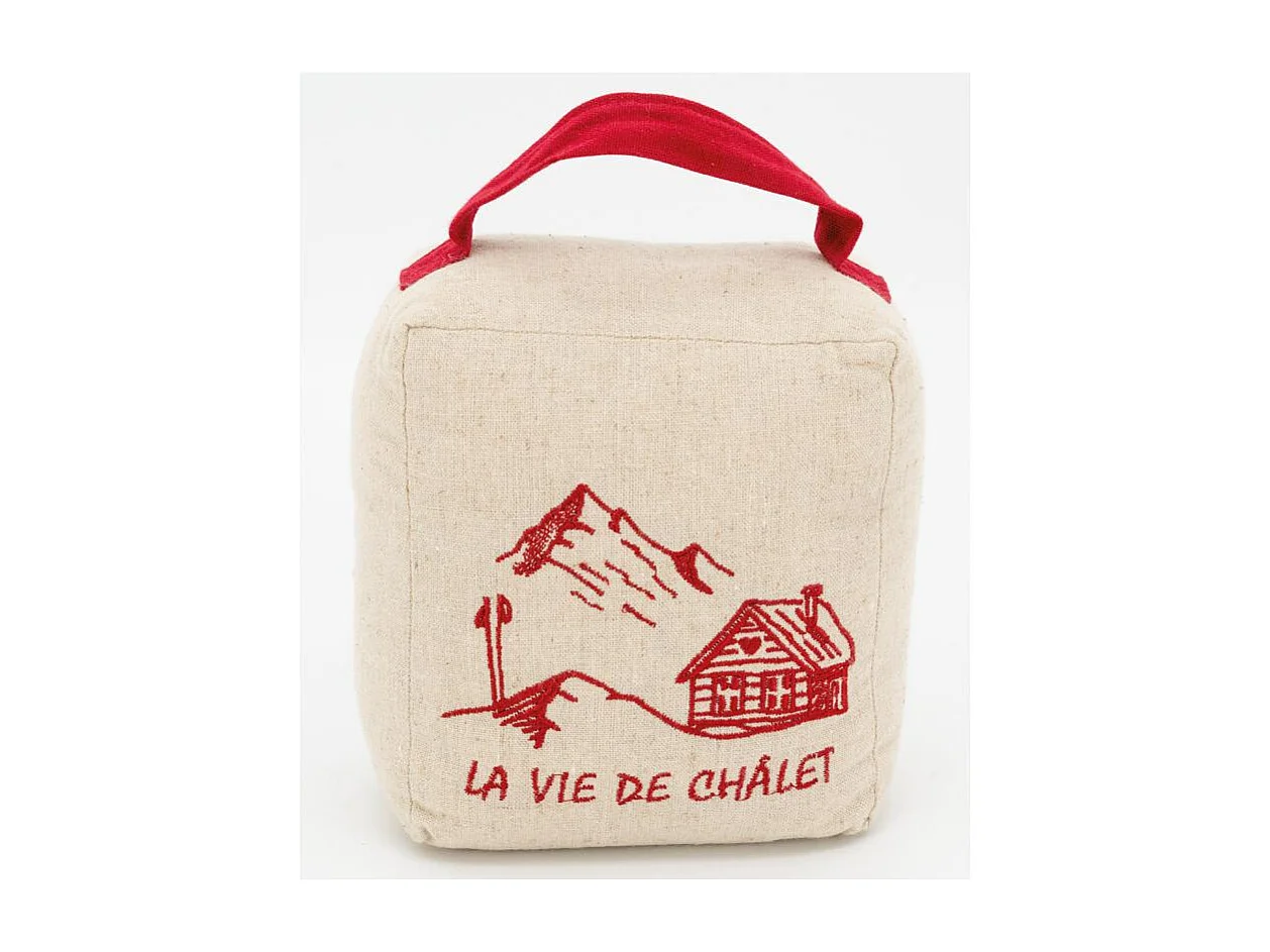 Cale-porte en coton La Vie Chalet