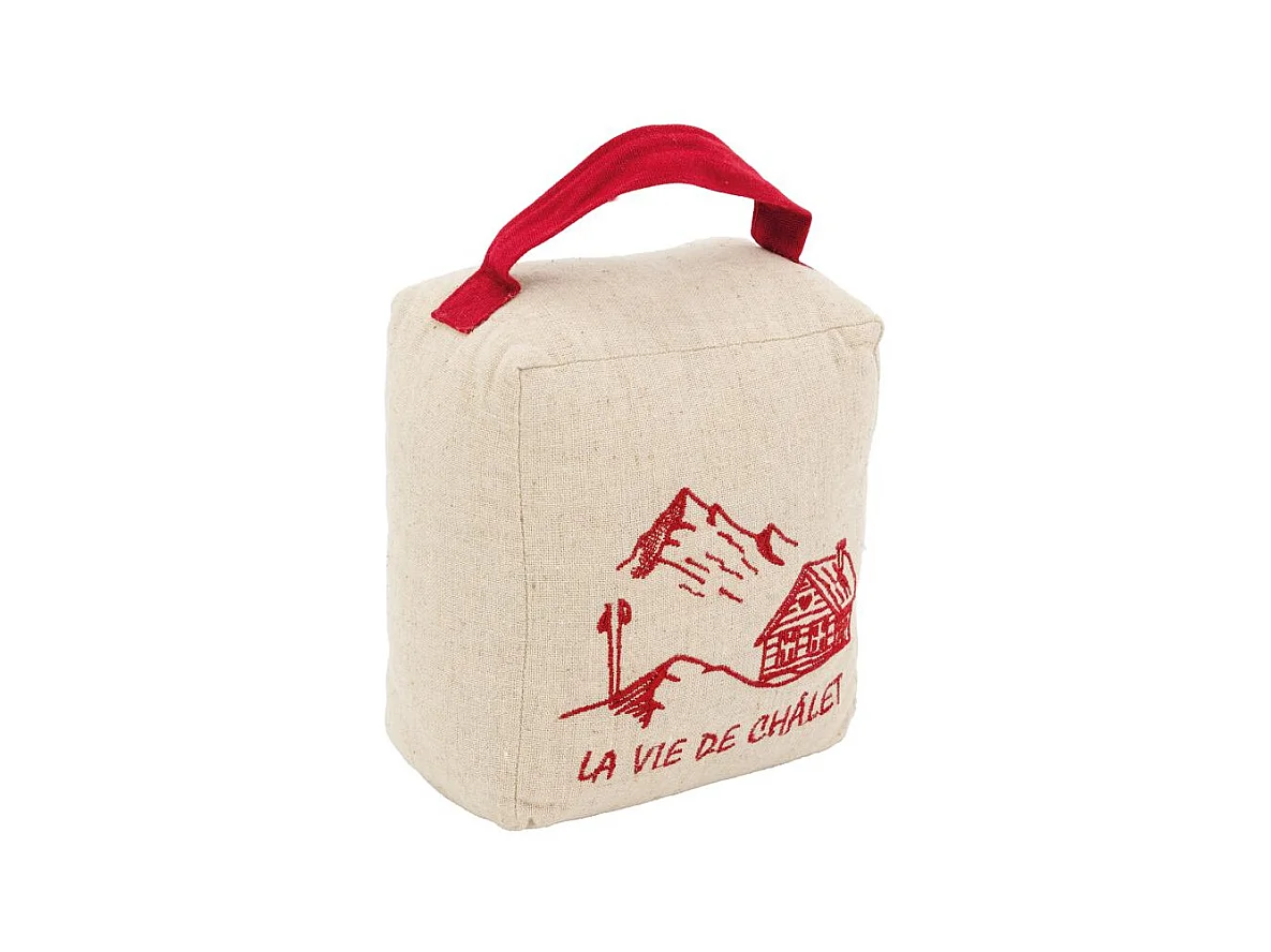 Cale-porte en coton La Vie Chalet