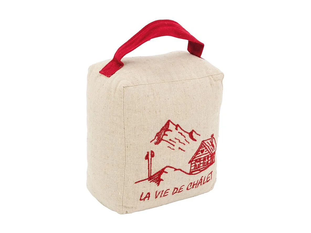 Cale-porte en coton La Vie Chalet