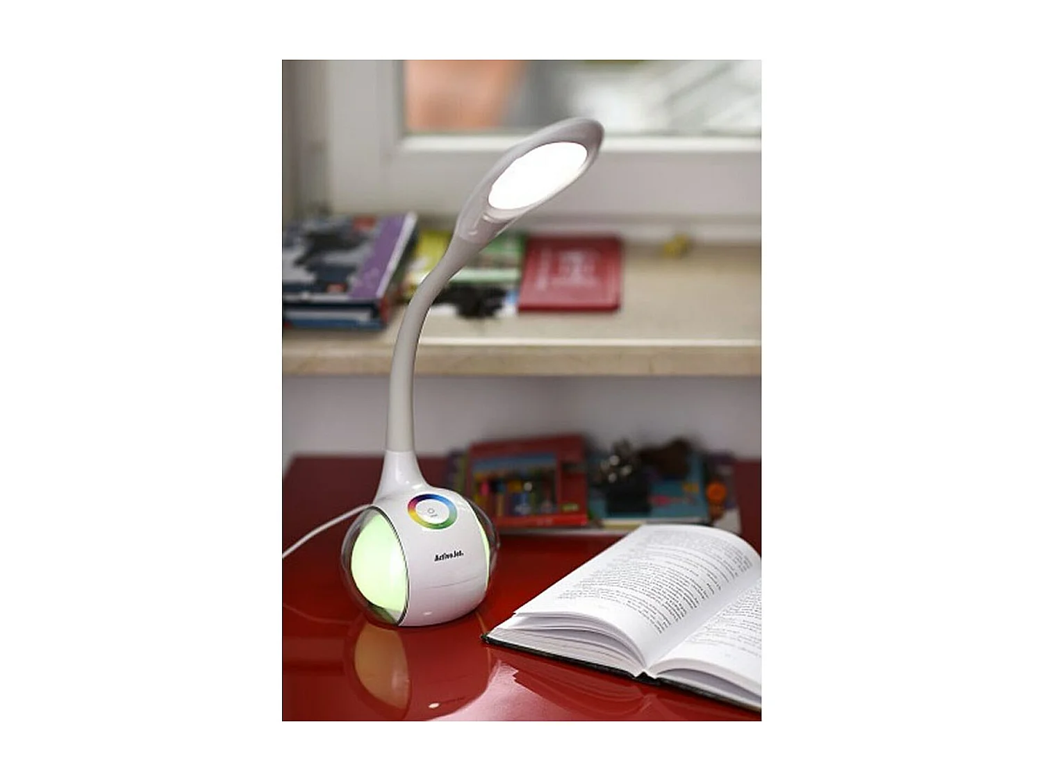 Lampe de bureau Activejet AJE-RAINBOW RGB Blanc