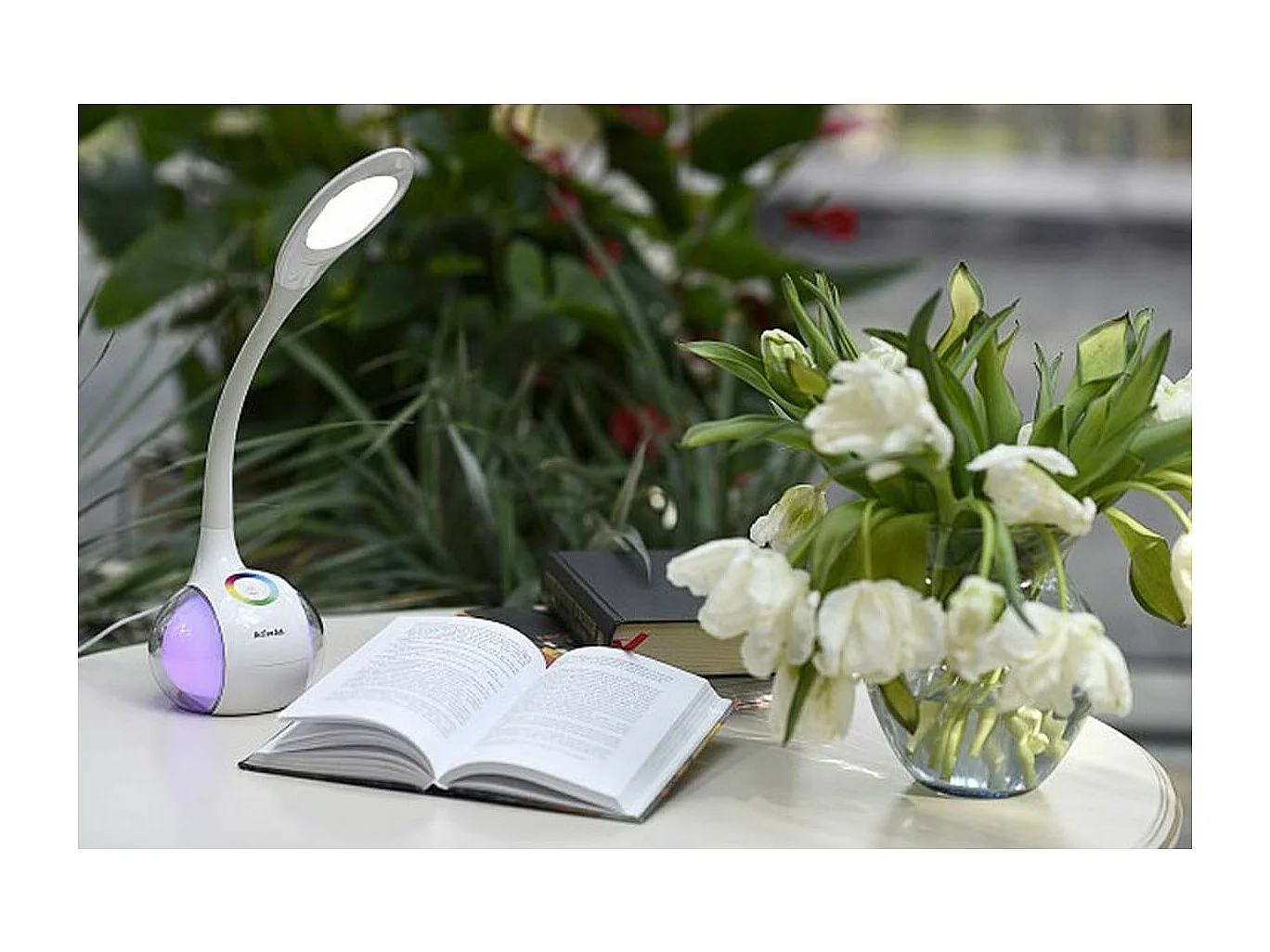 Lampe de bureau Activejet AJE-RAINBOW RGB Blanc