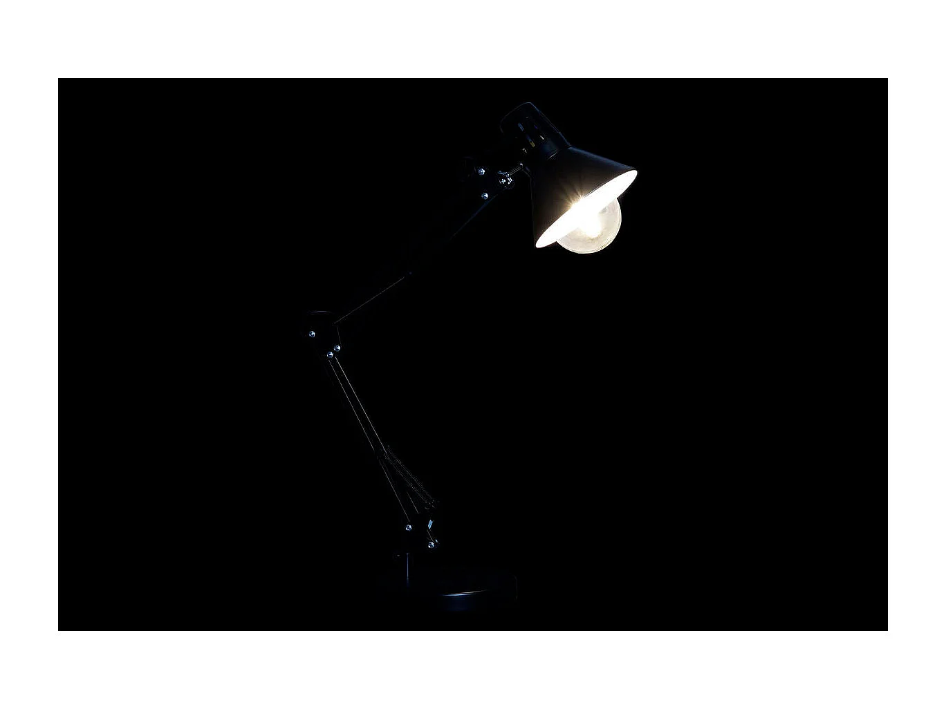 Lampe de Bureau DKD Home Décor Noir (22 x 39 x 69cm)