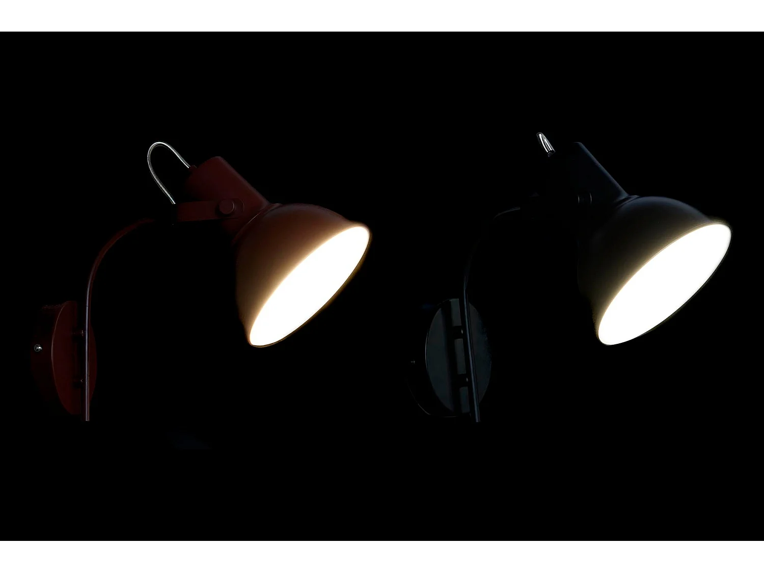 Applique DKD Home Décor Rouge et Noir (15 x 20 x 28 cm)