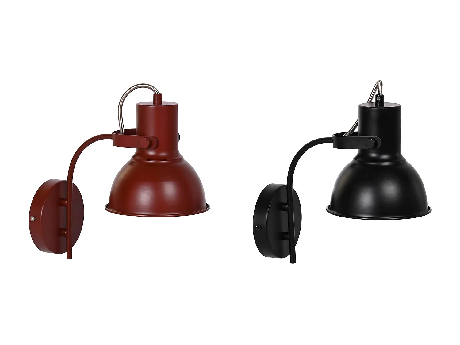 Applique DKD Home Décor Rouge et Noir (15 x 20 x 28 cm)