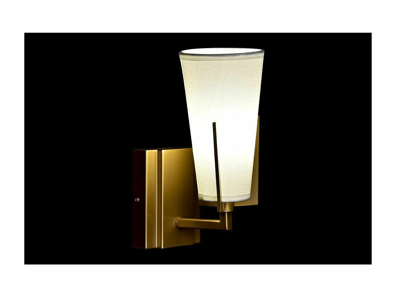 Applique DKD Home Décor Doré Blanc (12 x 14 x 25 cm)