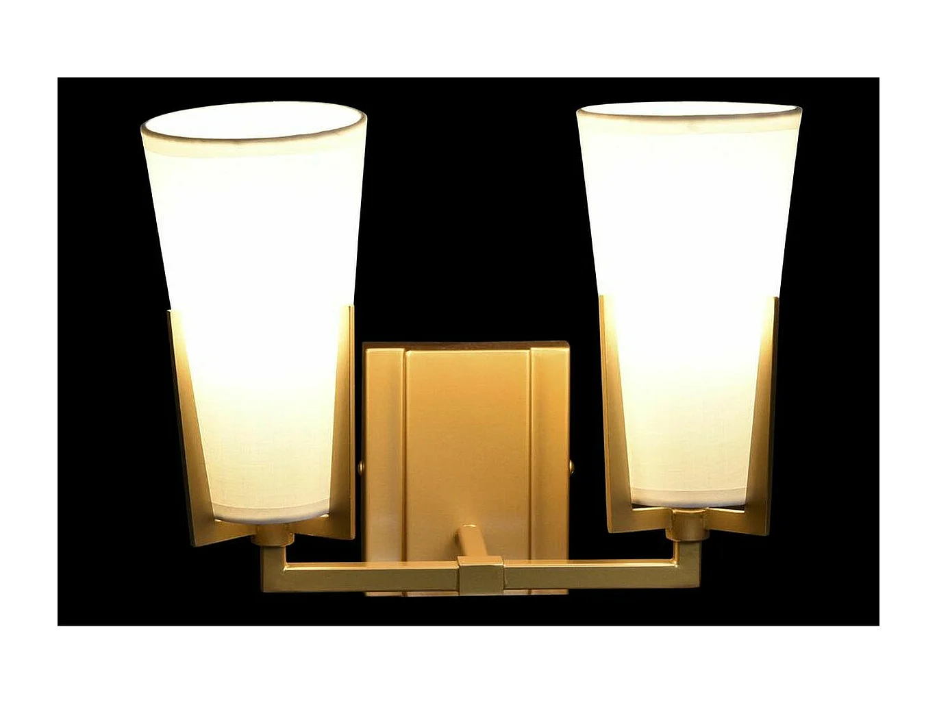 Applique DKD Home Decor Doré Blanc (30 x 18 x 23 cm)