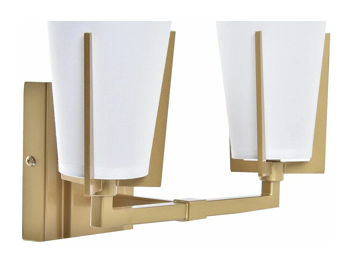 Applique DKD Home Decor Doré Blanc (30 x 18 x 23 cm)