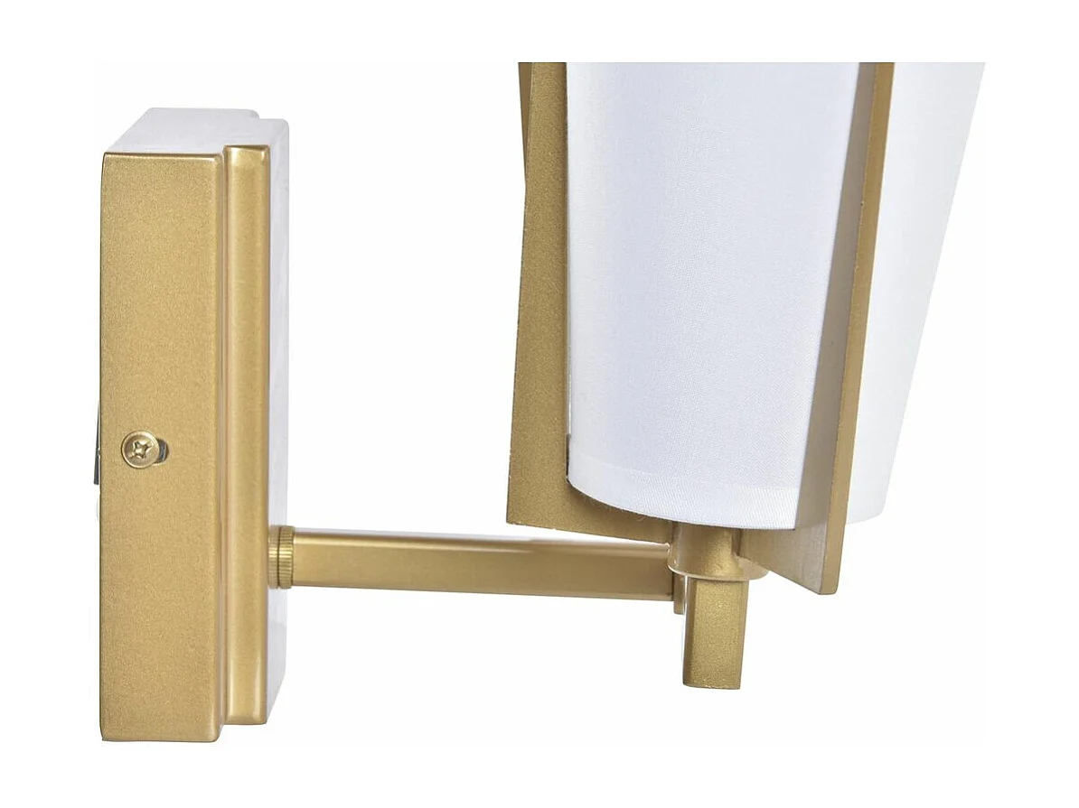 Applique DKD Home Decor Doré Blanc (30 x 18 x 23 cm)