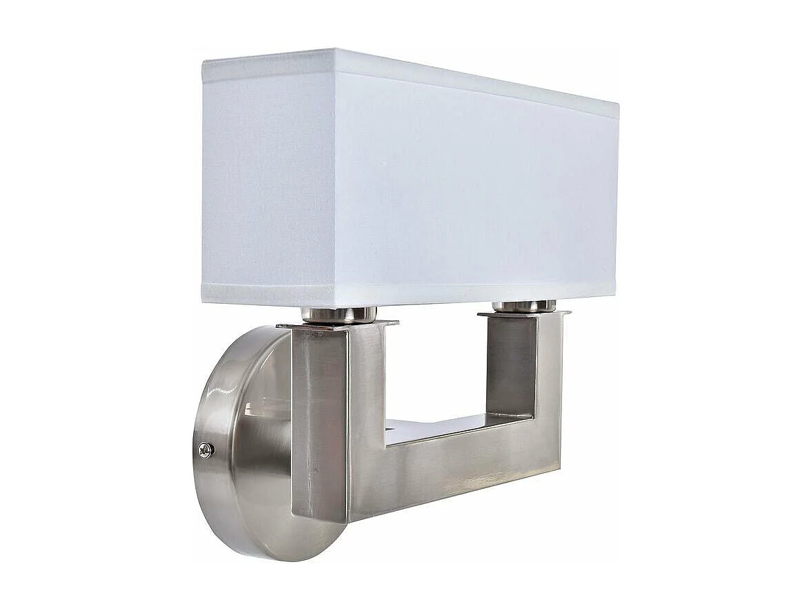 Applique DKD Home Decor Argenté Blanc (25 x 14 x 24 cm)