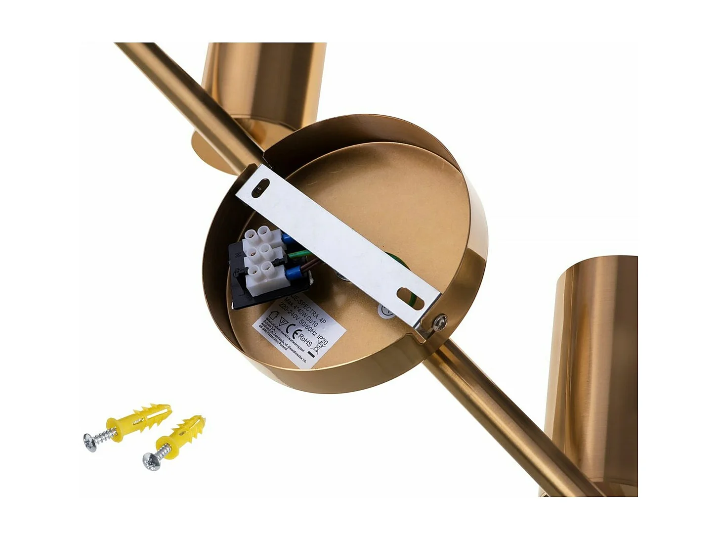 Suspension Activejet AJE-SPECTRA 4P Doré (130 x 12 x 11 cm)