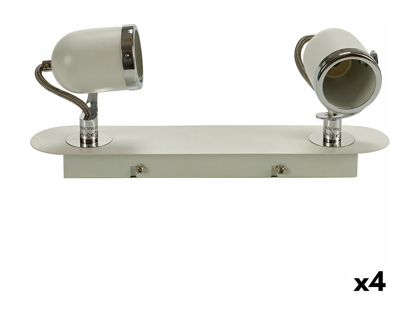 Suspension Grundig Blanc (8 x 13 x 31 cm) (4 Unités)