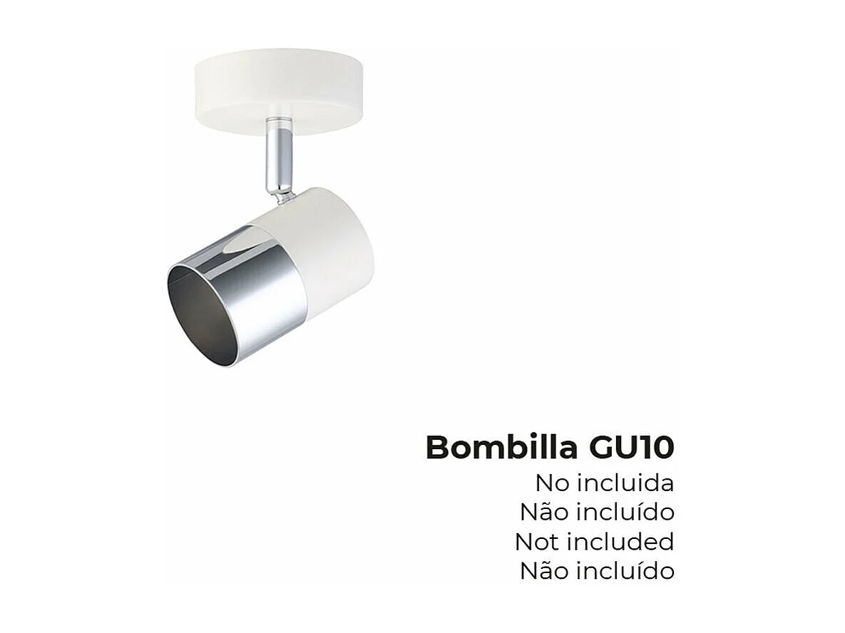 Lumière EDM 32011 moon Blanc (9 x 7,6 x 12,6 cm)