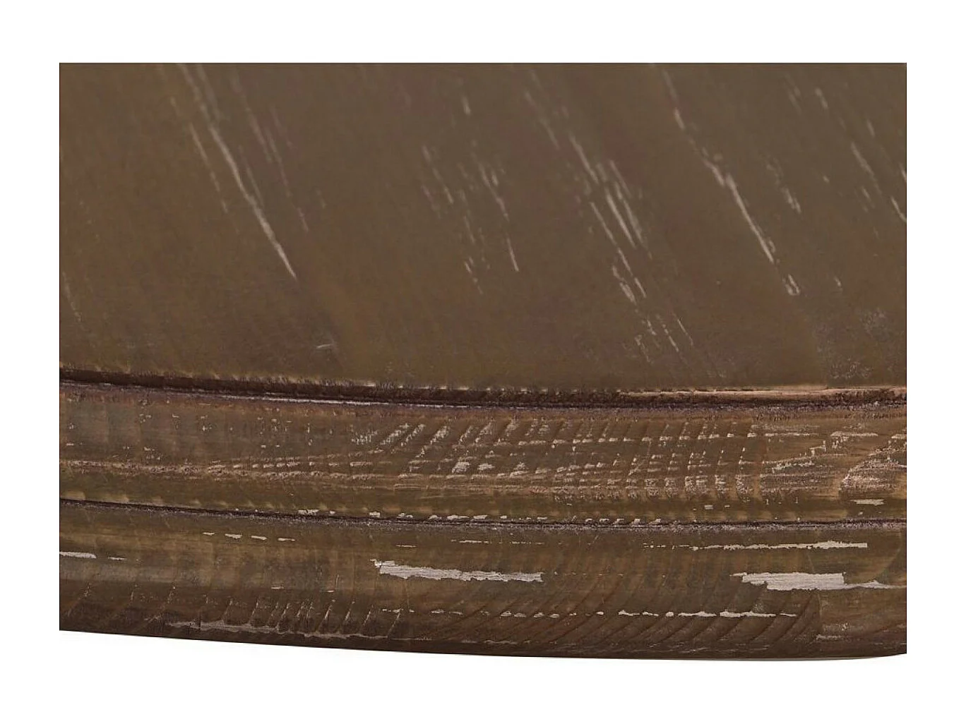 Table ronde extensible pied central Bois Blanc - Château Interior's