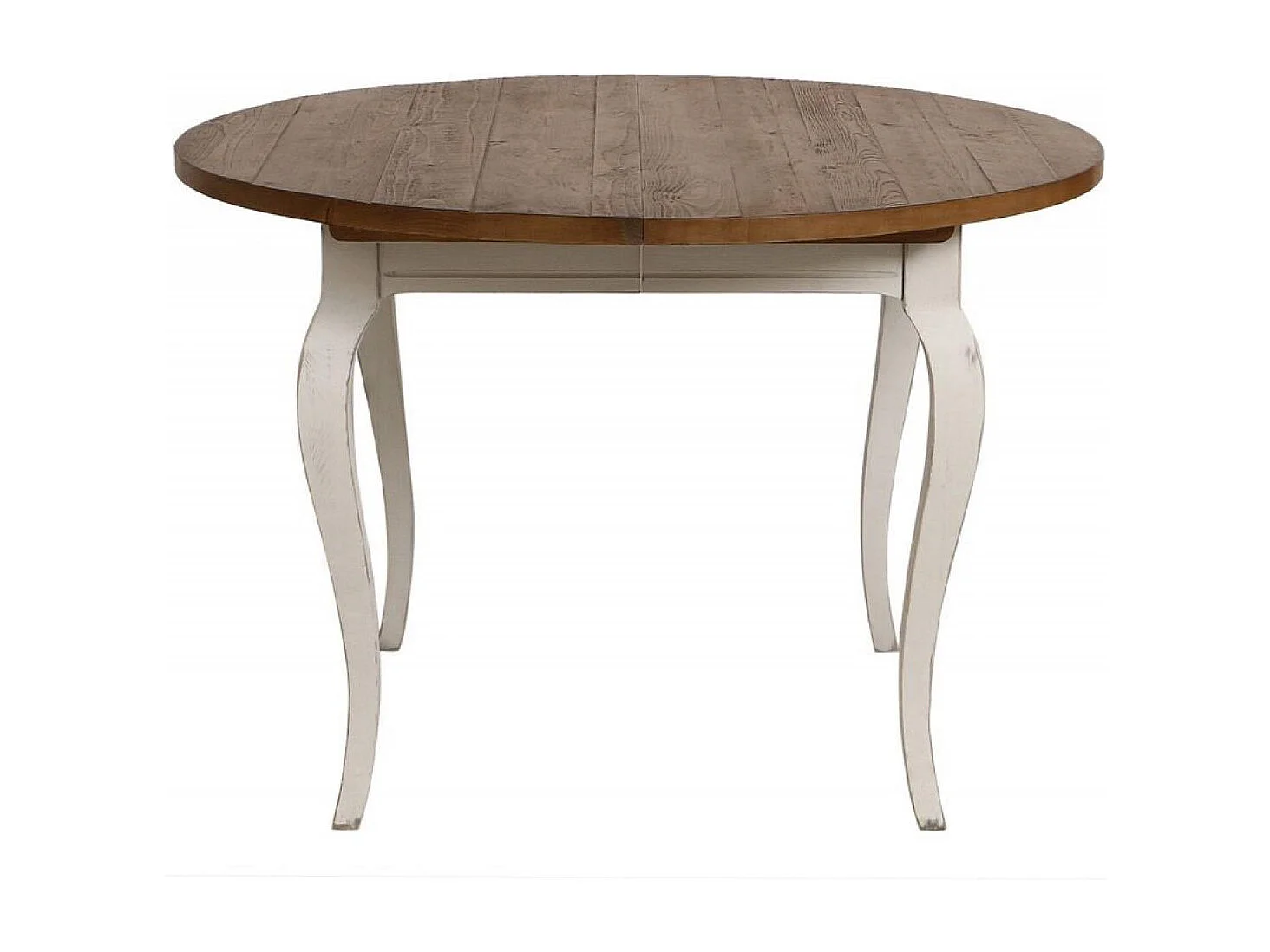 Table ronde extensible Bois Blanc - Provence Interior's