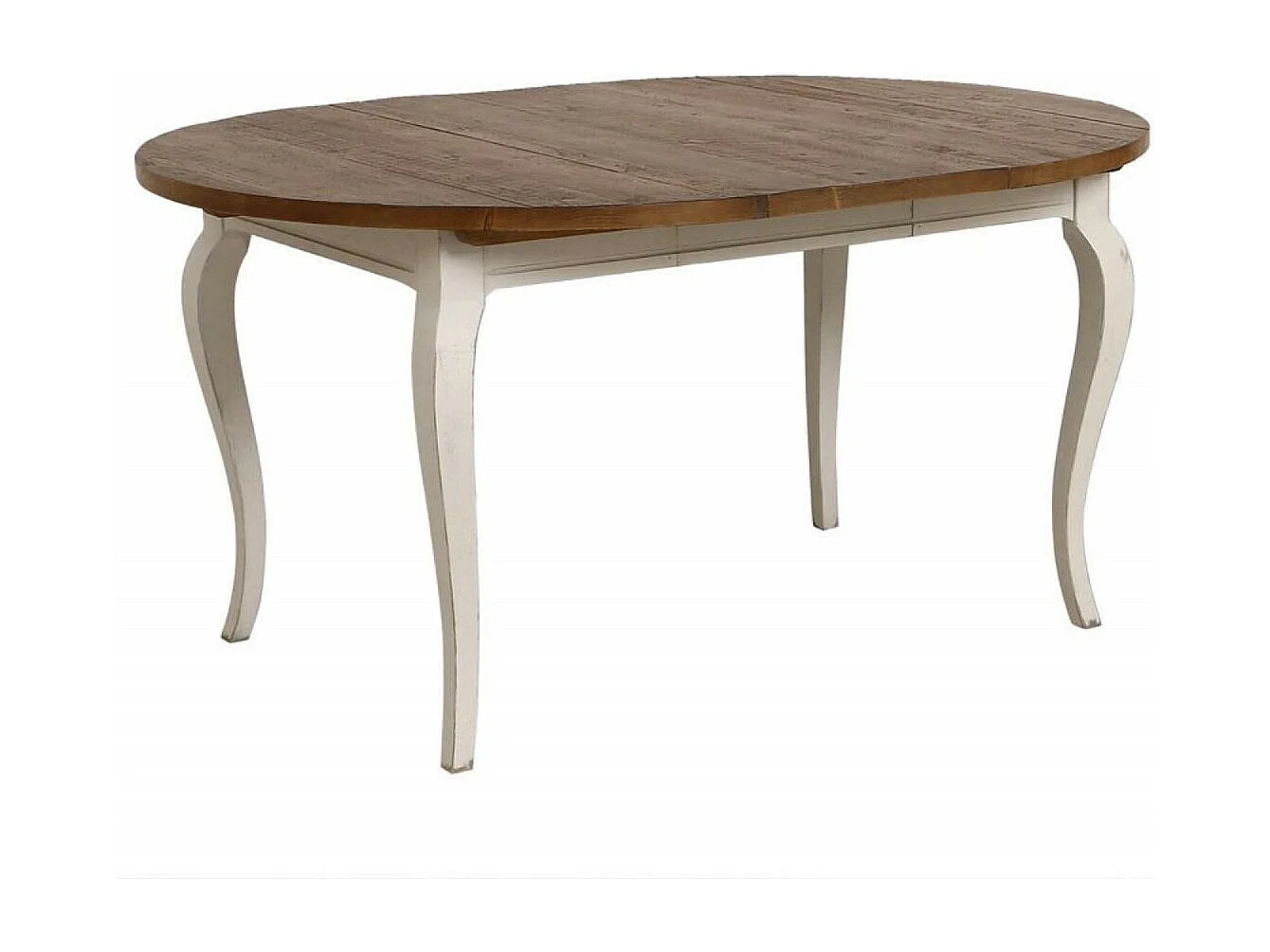 Table ronde extensible Bois Blanc - Provence Interior's