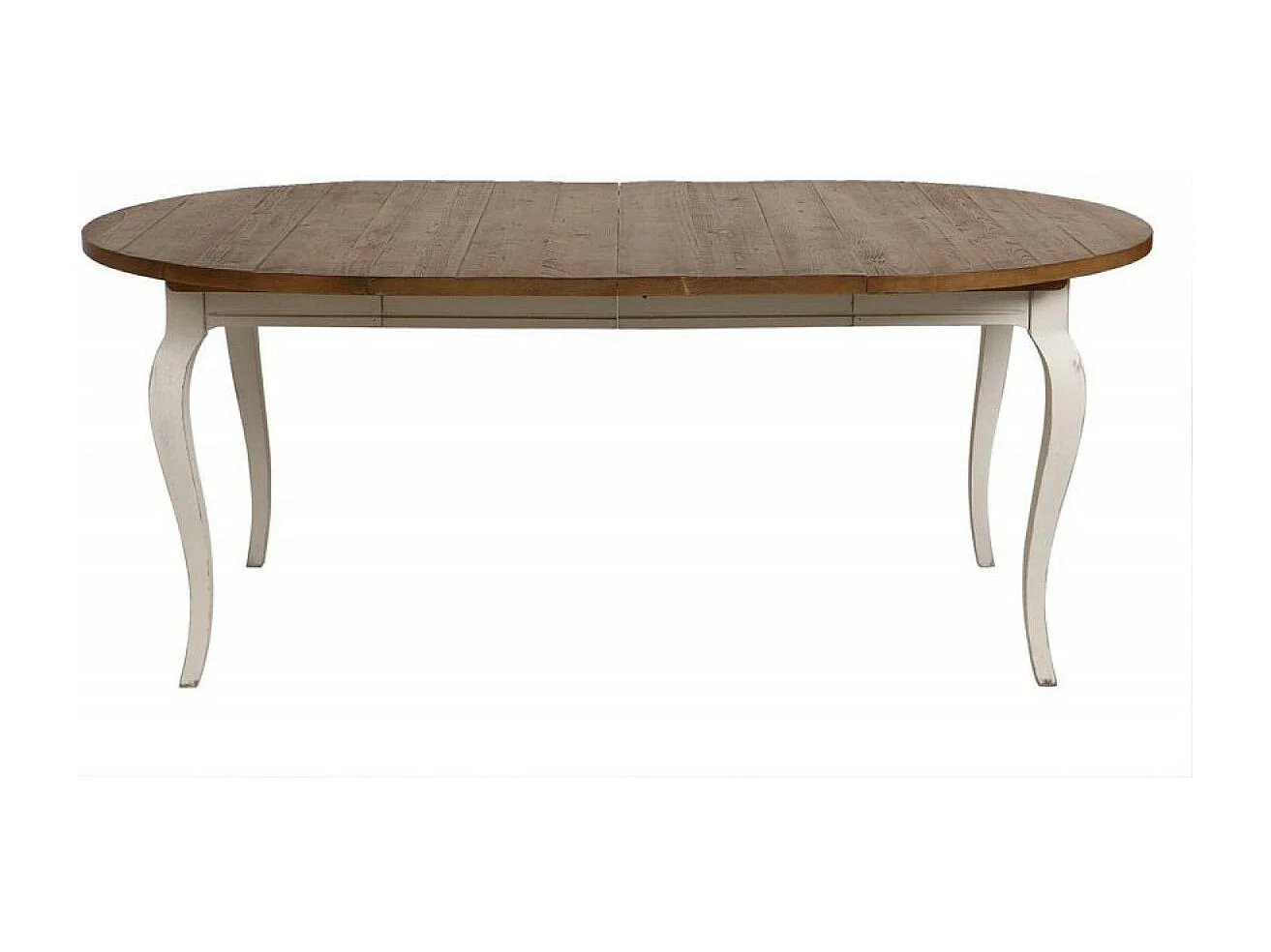 Table ronde extensible Bois Blanc - Provence Interior's