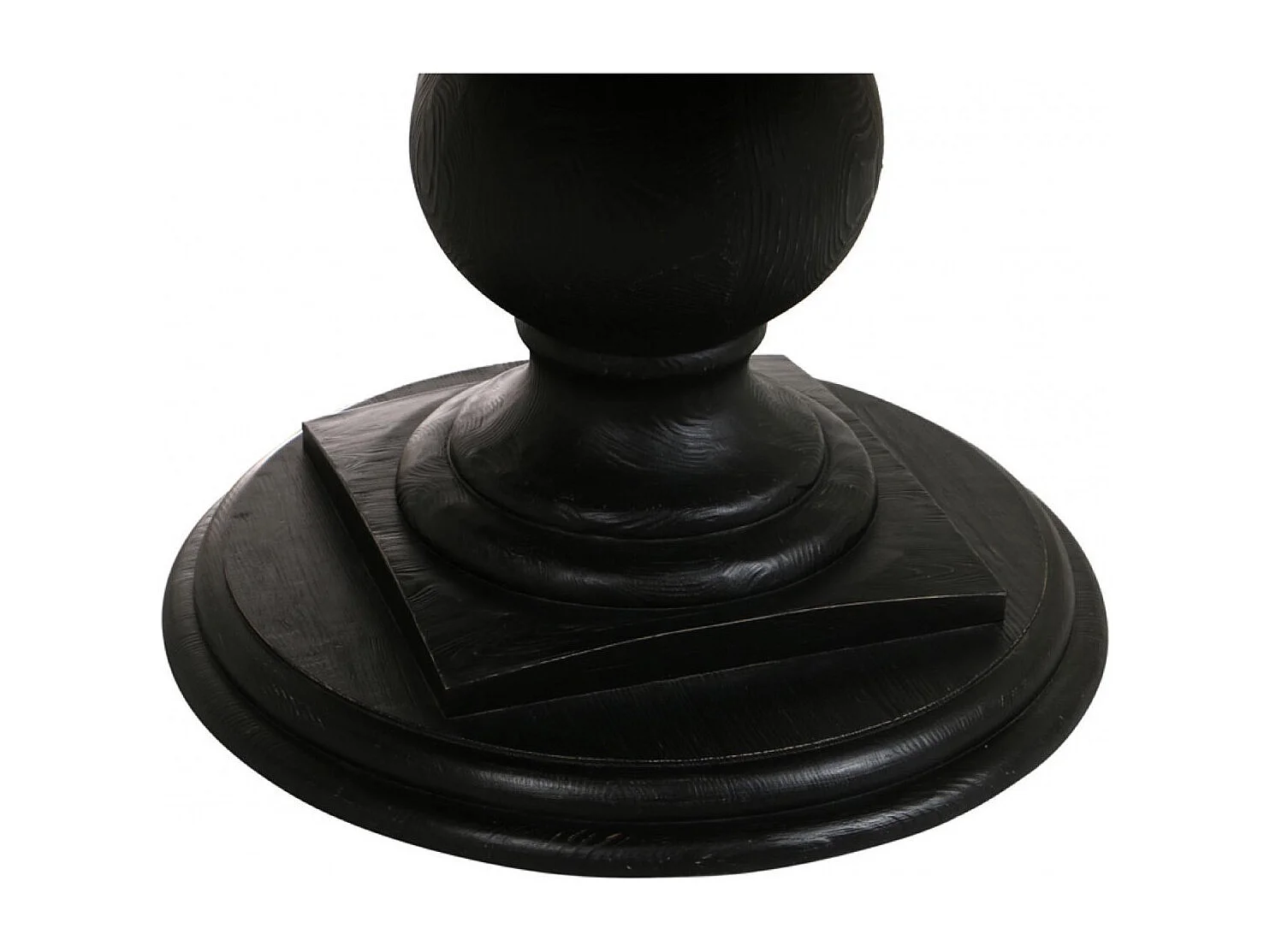 Table ronde extensible Bois Noir - Héritage Interior's