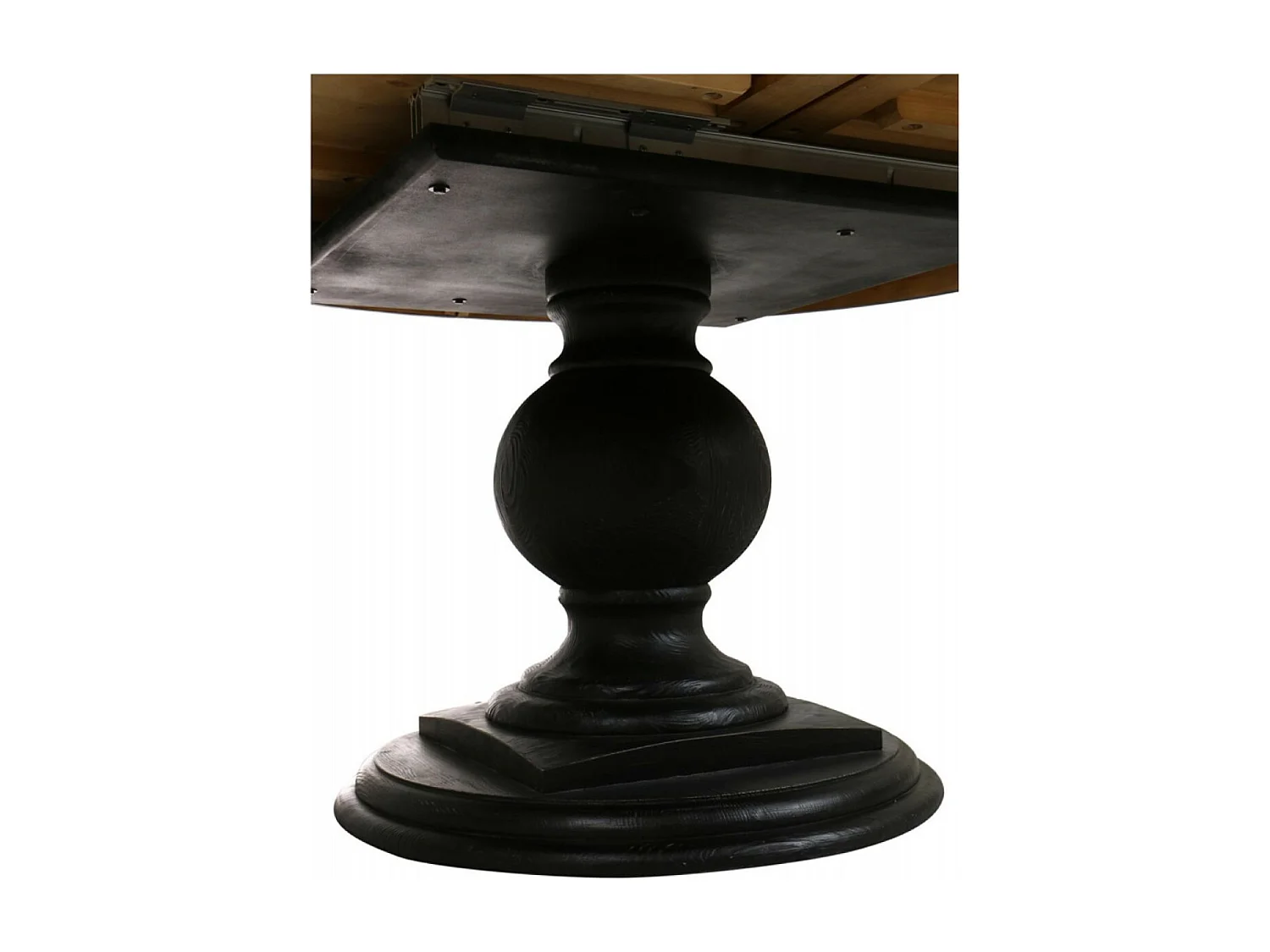 Table ronde extensible Bois Marron - Héritage Interior's