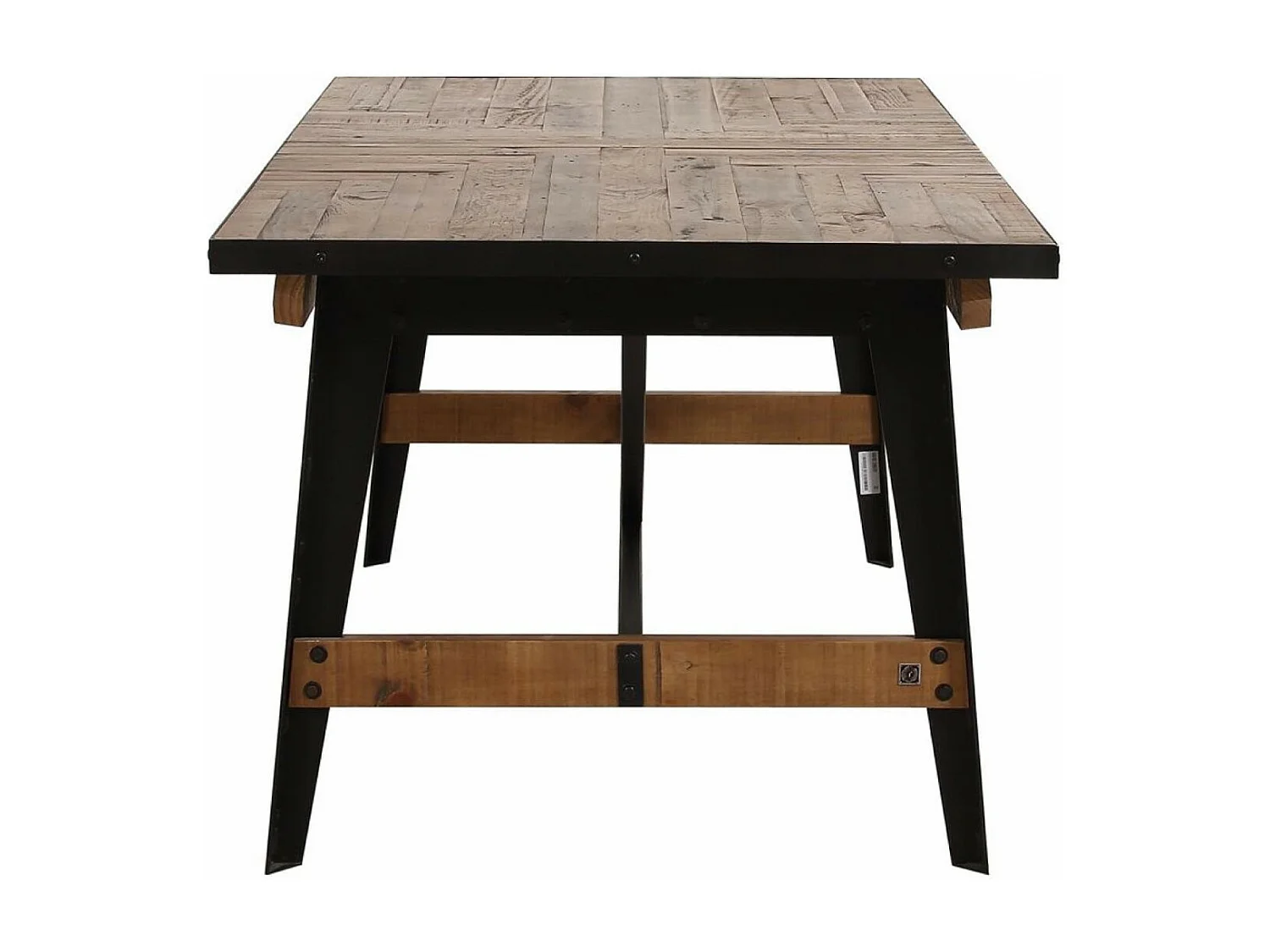 Table rectangulaire extensible Bois Noir - Manufacture Interior's