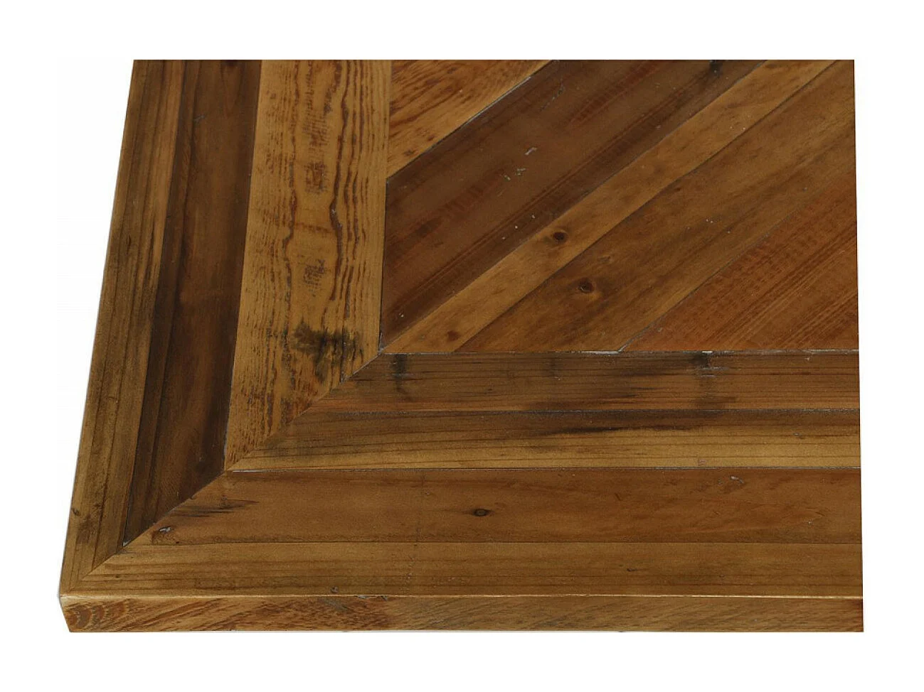 Table rectangulaire extensible 1 allonge Bois Blanc - Vénitiennes Interior's