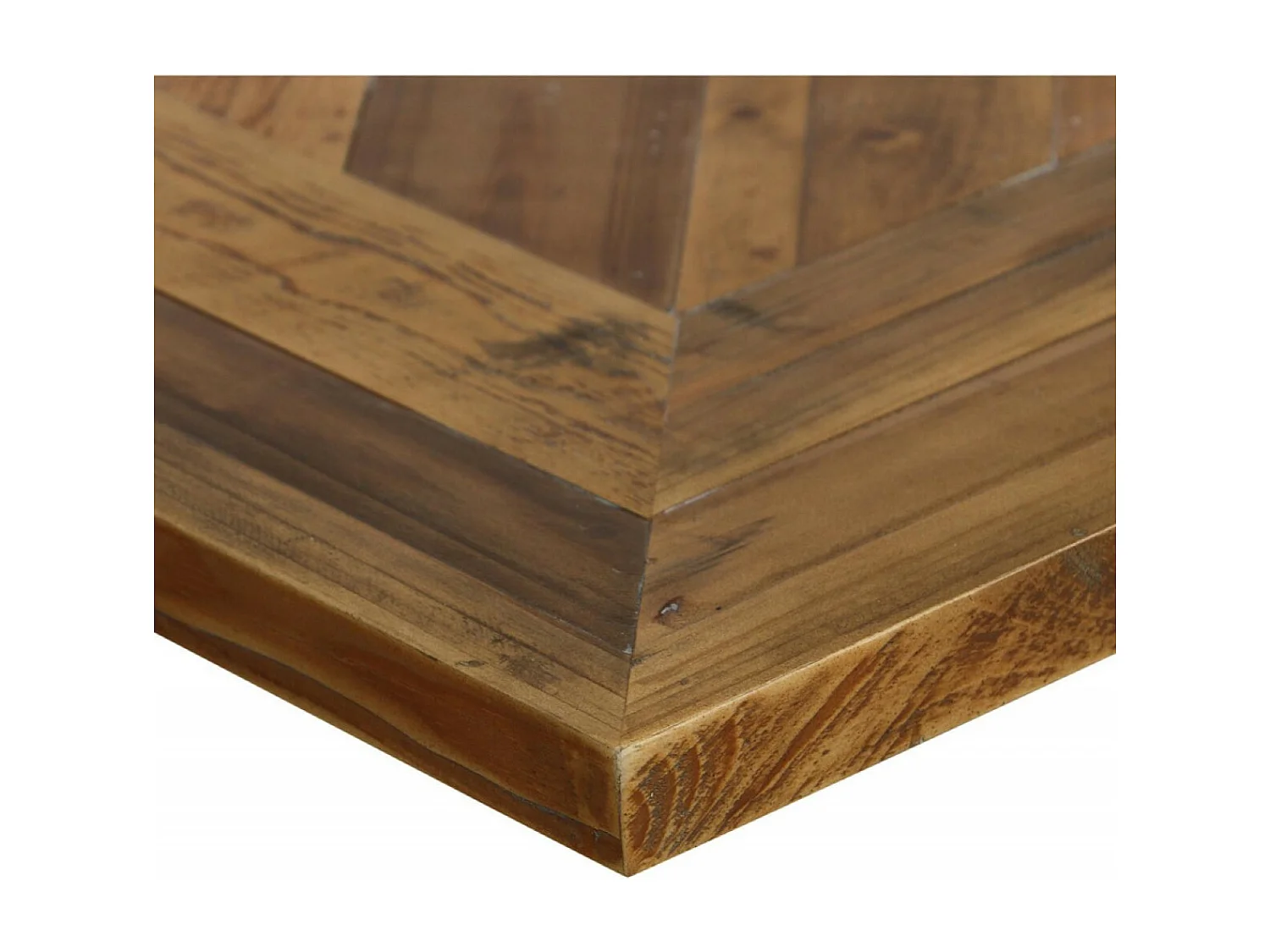 Table rectangulaire extensible 1 allonge Bois Blanc - Vénitiennes Interior's