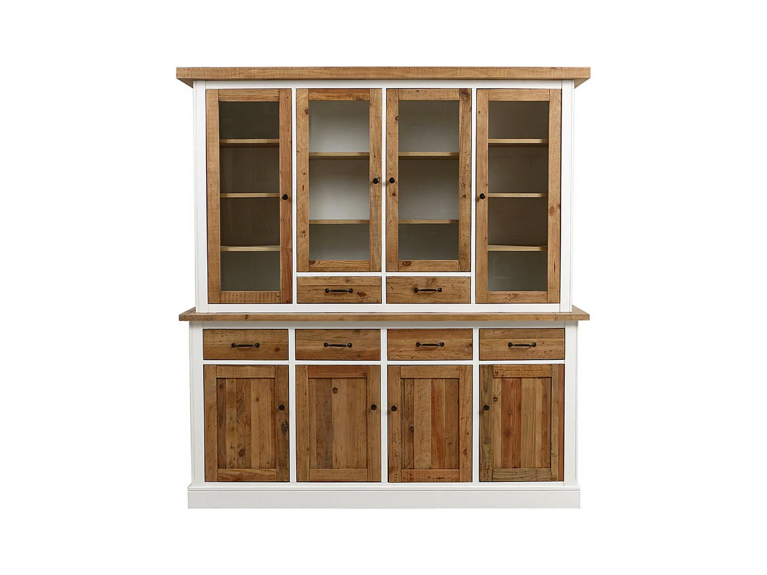 Buffet vaisselier Bois Blanc - Rivages Interior's